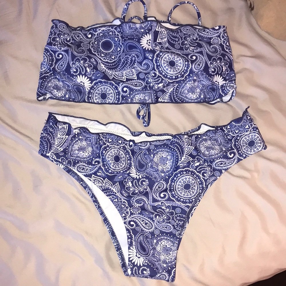 SHEIN paisley bathing suit